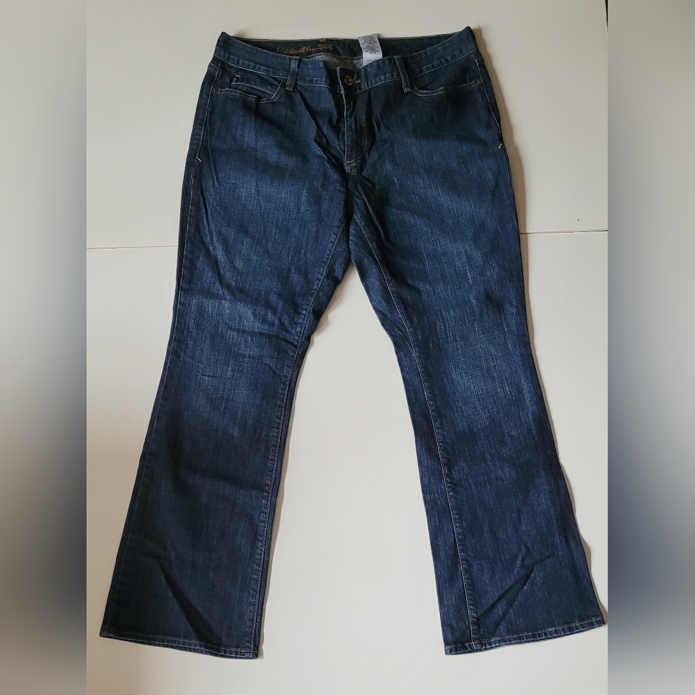 Eddie Bauer Curvy Jeans 16 R Bootcut